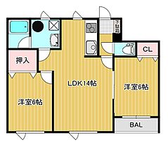 リバティ中央 102 ｜ 北海道北見市中央町1番25号（賃貸アパート2LDK・1階・52.50㎡） その2