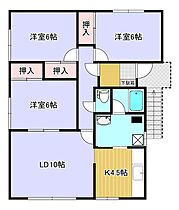 北進町5丁目9－5貸室 2F ｜ 北海道北見市北進町５丁目9-5（賃貸タウンハウス3LDK・--・73.11㎡） その2