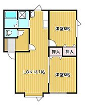 コーポイーストヒル 202 ｜ 北海道北見市東陵町189-27（賃貸アパート2LDK・2階・50.96㎡） その2