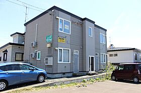 コーポたける 202 ｜ 北海道北見市高栄東町１丁目24-56（賃貸アパート1LDK・2階・25.51㎡） その1