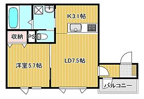 M-GARDEN 203 ｜ 北海道北見市本町１丁目2番21号（賃貸アパート1LDK・2階・40.95㎡） その2