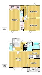 ハイム・KR 3LDKの間取り
