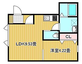 グラッド 2-B ｜ 北海道北見市寿町３丁目2番16号（賃貸アパート1LDK・2階・32.40㎡） その2