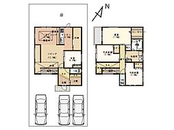 平成30年建築・水口町山戸建住宅 4LDKの間取り