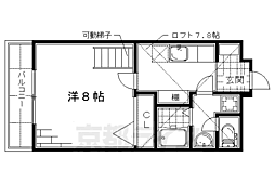 メゾンラコンテ 1Kの間取図画像