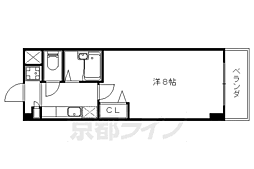 ピアプレミール 1Kの間取図画像