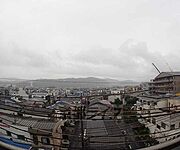 バルコニーからの室外風景です。
