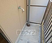 洗濯機置き場です。