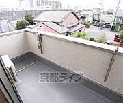 広いバルコニーです。