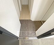 バリアフリーで段差のない玄関です。