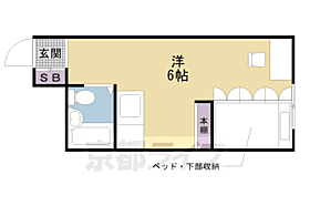 トラストハイツ 202 ｜ 京都府京田辺市三山木谷垣内（賃貸アパート1R・2階・17.00㎡） その2