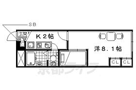 レオパレスグランディール 203 ｜ 京都府木津川市州見台7丁目（賃貸アパート1K・2階・22.35㎡） その2