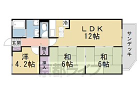 アン星ヶ丘 203 ｜ 大阪府枚方市星丘4丁目（賃貸アパート3LDK・2階・59.62㎡） その1