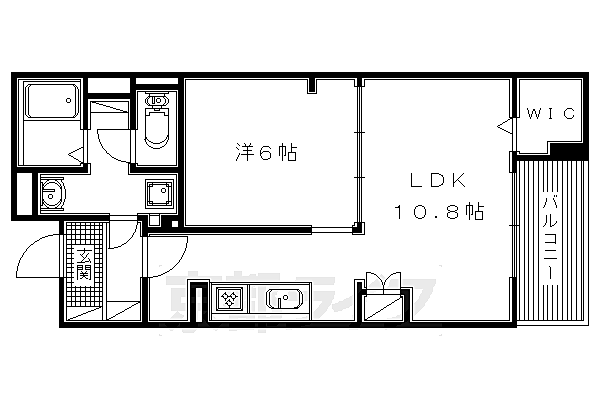 藤阪東レジデンス八弘 403｜大阪府枚方市藤阪東町(賃貸マンション1LDK・4階・41.98㎡)の写真 その2