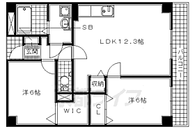 グランドール 305 ｜ 京都府木津川市木津川台1丁目（賃貸マンション2LDK・3階・57.02㎡） その2