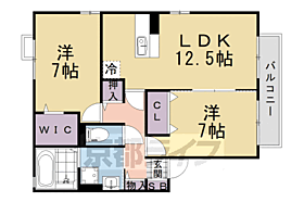 エストコリーヌ　III番館 205 ｜ 大阪府枚方市東香里新町（賃貸アパート2LDK・2階・62.10㎡） その2