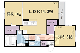 プレステージア三山木 202 ｜ 京都府京田辺市三山木中央9丁目（賃貸アパート2LDK・2階・65.46㎡） その2