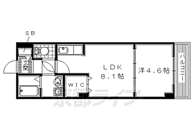 カーサ　セレーナ 206 ｜ 大阪府枚方市田口2丁目（賃貸マンション1DK・2階・33.06㎡） その2