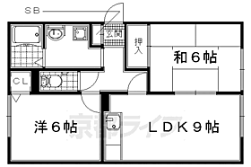 セジュール木津　Ｃ棟 101 ｜ 京都府木津川市木津宮ノ裏（賃貸アパート2LDK・1階・50.28㎡） その2