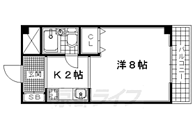 ハーベスト・ヌフ 205 ｜ 京都府京田辺市田辺中央3丁目（賃貸マンション1K・2階・20.53㎡） その2