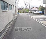 目の前の道路です。