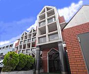 レンガ造りが素敵な外観です・