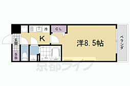 TREASUREMANSION2 1Kの間取図画像