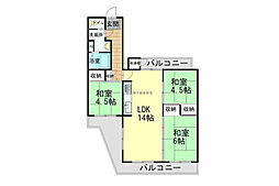 間取図画像 3LDK