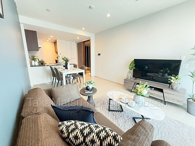 リビング/ダイニング 5駅10路線利用可能〜パークコート浜離宮ザタワー　22階〜 22階/-