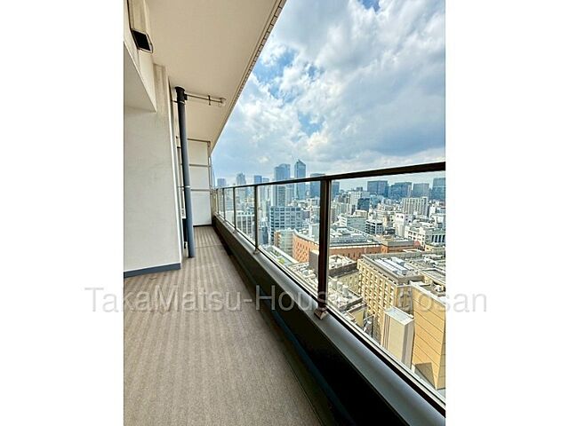 バルコニー 5駅10路線利用可能〜パークコート浜離宮ザタワー　22階〜 22階/-
