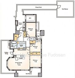 ライオンズ板橋氷川町レジデンス 3LDKの間取図画像