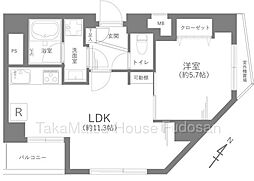 ジェイパーク目黒祐天寺 1LDKの間取図画像