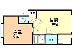 間取図画像 1LDK