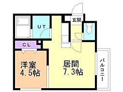 間取図画像 1LDK