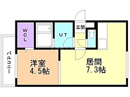 間取図画像 1LDK