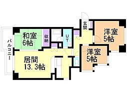 間取図画像 3LDK
