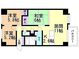 間取図画像 3LDK