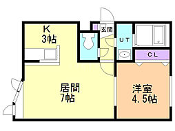間取図画像 1LDK