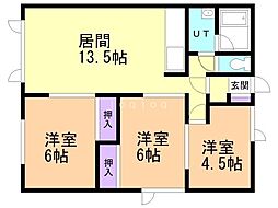 間取図画像 3LDK
