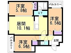 物件の間取り