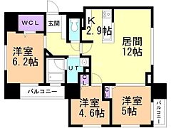 物件の間取り