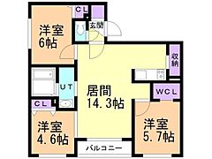 物件の間取り