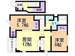 物件の間取り