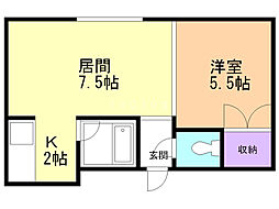 間取図画像 1LDK