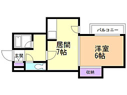 間取図画像 1LDK