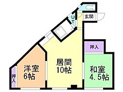 テラスハウス月寒 4階