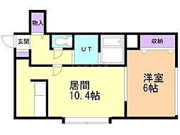 プリマベーラ栄通り 1LDKの間取図画像
