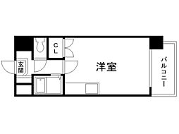 ヌーベルアーバンシティ ワンルームの間取図画像