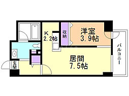 STELLALUCE 1LDKの間取図画像