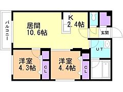 物件の間取り